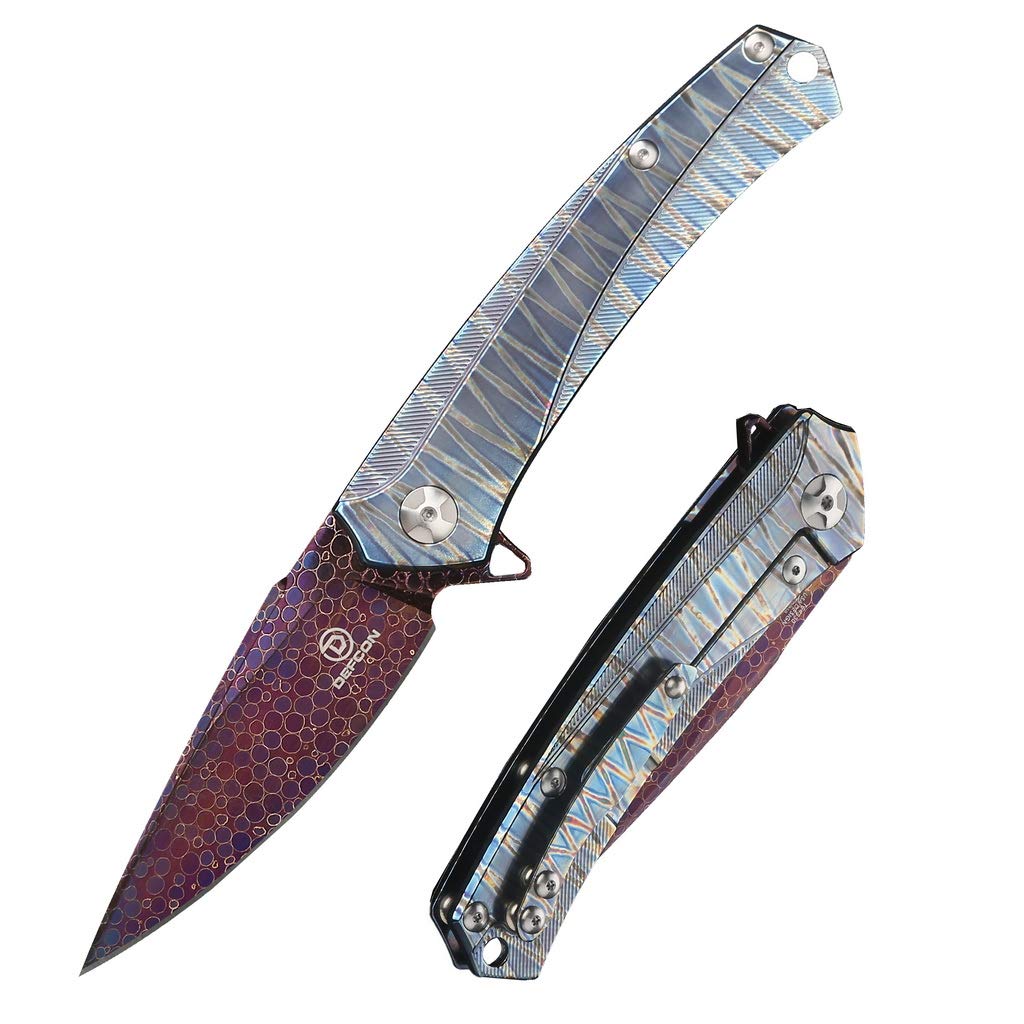 Defcon アウトドアナイフ JUNGLE KNIFE カランビット [ シルバー